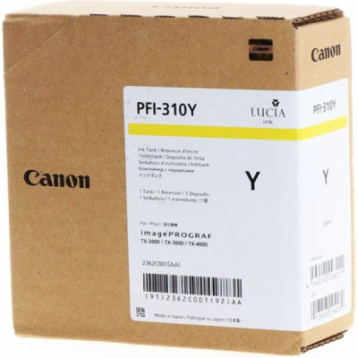 Originální inkoust Canon PFI-310Y (2362C001), žlutý, 330 ml