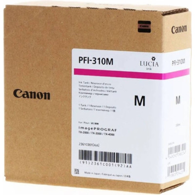 Originální inkoust Canon PFI-310M (2361C001), purpurový, 330 ml