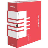 Archivační krabice Donau - A4, 12 cm, červená, 1ks