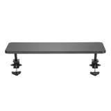 Podstavec pod monitor, připevnitelný ke stolu, černý, Powerton