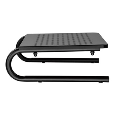 Podstavec pod monitor, černý, ocel-plast, Powerton