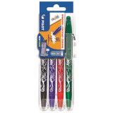 Gelový roller Pilot FriXion Ball 07, sada 4 ks