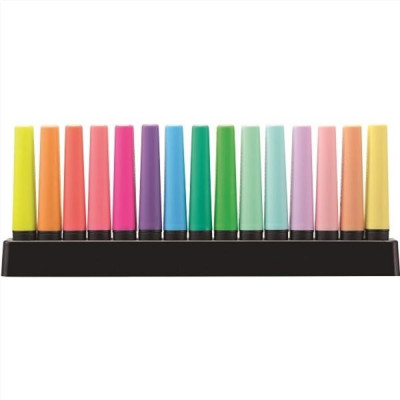 Zvýrazňovač STABILO BOSS ORIGINAL, sada 15 barev