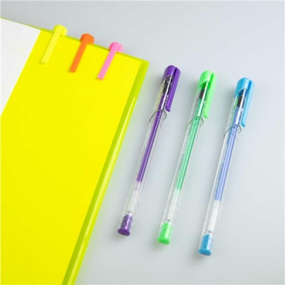 Gelový roller Kores K11, sada 6 neonových barev