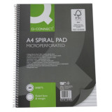 Kroužkový blok Q-Connect A4, linkovaný - 80 listů