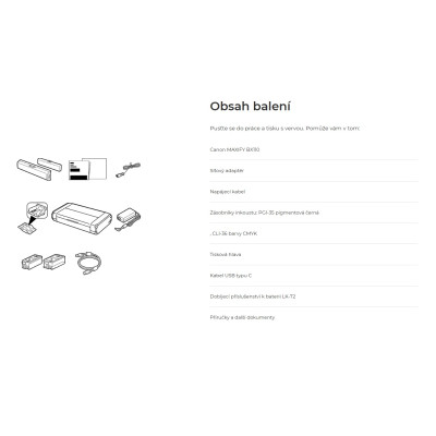 Inkoustová tiskárna Canon MAXIFY BX110 (7069C026)