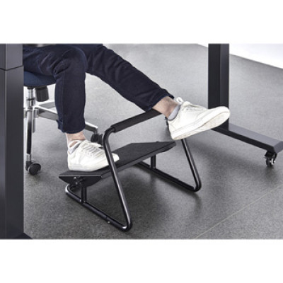 Powerton ERGO FLEX podstavec pod nohy, černý