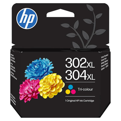 Originální inkoust HP B7RT8AE (302XL/304XL), barevný, 300 stran (7 ml)