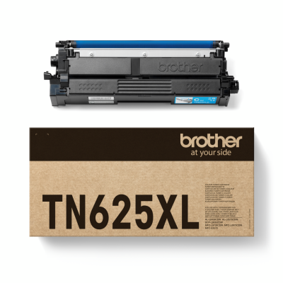 Originální toner Brother TN-625XLC, azurový, 4500 stran