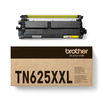 Originální toner Brother TN-625XXLY, žlutý, 6500 stran