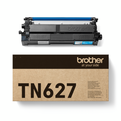 Originální toner Brother TN-627C, azurový, 10000 stran