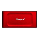 Kingston Externí SSD 1TB XS1000, USB 3.2, červená