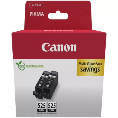 Originální inkoust Canon PGI-525PGBk (4529B006, 4529B017), černý, 2 × 19 ml, 2-pack