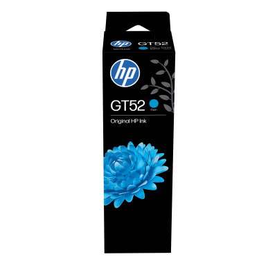 Originální inkoust HP M0H54AE (GT52), azurový, 8000 stran (70 ml)