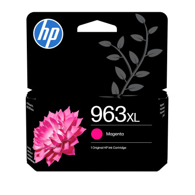 Originální inkoust HP 3JA28AE (963XL), purpurový, 1600 stran (22,92 ml), XL