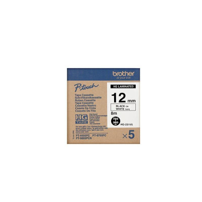 Originální páska Brother HGE-231, 5-pack