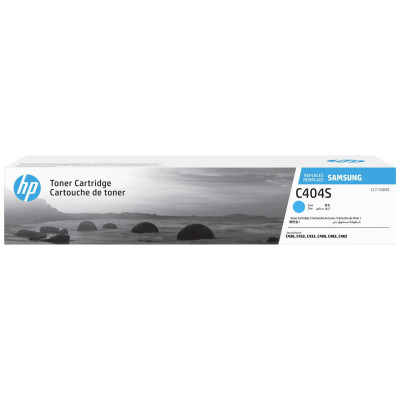 Originální toner Samsung CLT-C404S (ST966A), azurový, 1000 stran