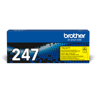 Originální toner Brother TN-247Y, žlutý, 2300 stran