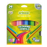 Pastelky Cricco, trojhranné, 24 barev, blistr