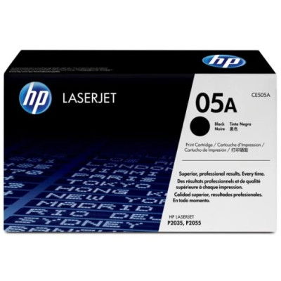 Originální toner HP CE505A (05A), černý, 2300 stran, VÝPRODEJ, náhradní obal
