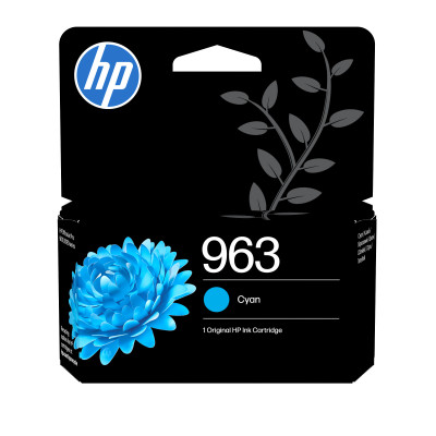 Originální inkoust HP 3JA23AE (963), azurový, 700 stran (10,77 ml)