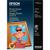 Epson Glossy Photo Paper, C13S042536, foto papír, lesklý, bílý, A3, 200 g/m2, 20 ks