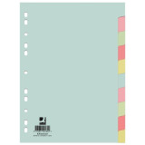 Papírový rozlišovač Q-Connect,A4,barevný,10 listů