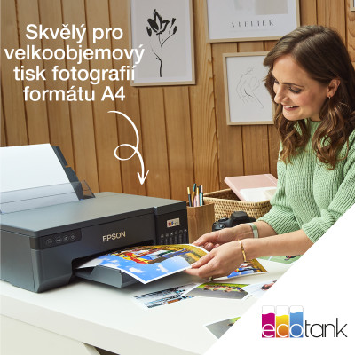 Inkoustová tiskárna Epson EcoTank L8050 (C11CK37402)