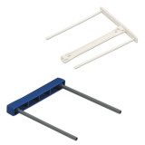 Archivační spony Fellowes s navlékačem, 100 ks