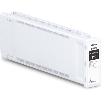 Originální inkoust Epson T48M1 (C13T48M10N), photo černý, 700 ml, XL