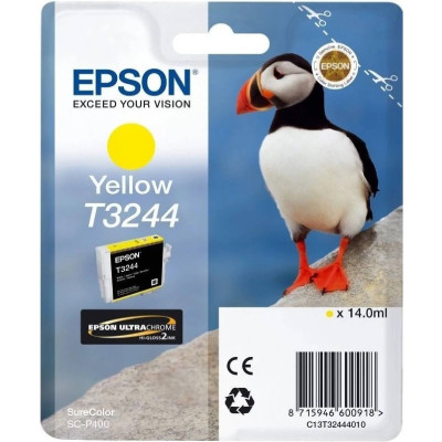 Originální inkoust Epson T3244 (C13T32444010), žlutý, 14 ml